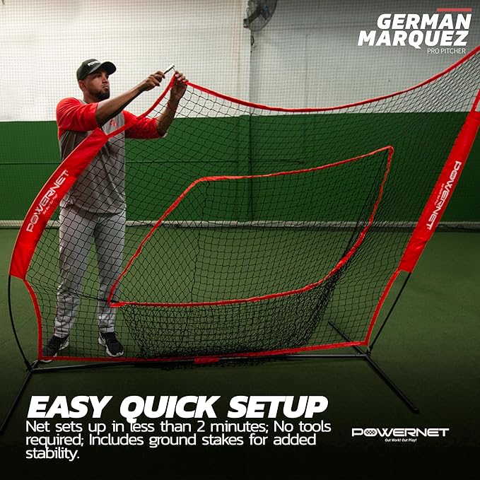 PowerNet 7x7 Baseball Softball Hitting Net