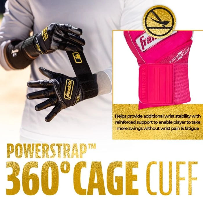 Franklin Infinite Hi-Lite Powerstrap™ Batting Gloves