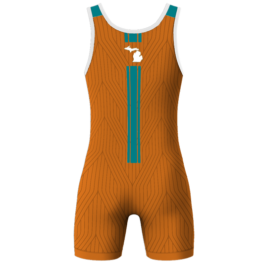 Flint Tropics Wrestling Men's Sublimated Performance Singlet - V3