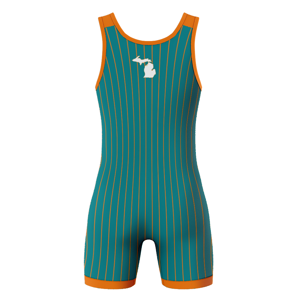 Flint Tropics Wrestling Men's Sublimated Performance Singlet - V5