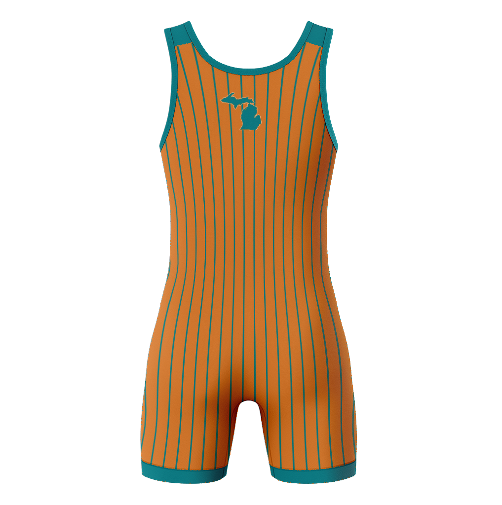 Flint Tropics Wrestling Men's Sublimated Performance Singlet - V4