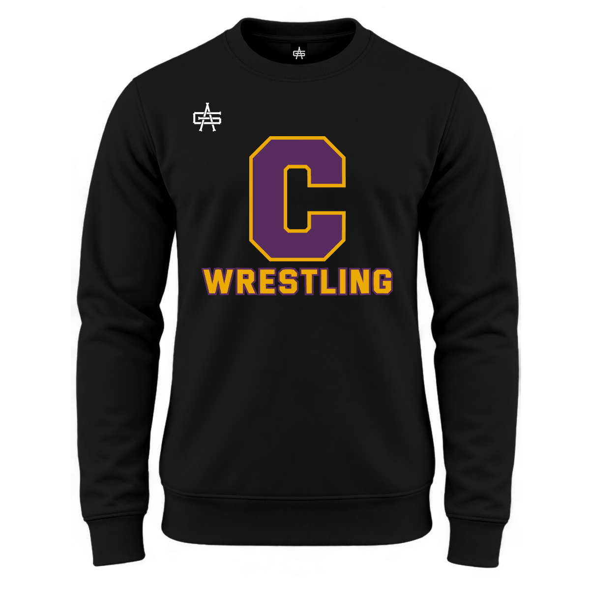 Caro Wrestling DTF Gutsy Maverick Essential Fleece Crew