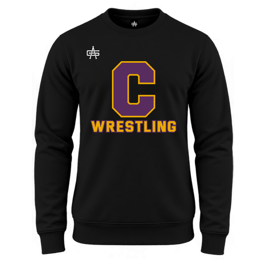 Caro Wrestling DTF Gutsy Maverick Essential Fleece Crew