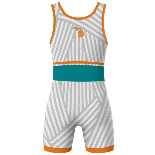 Flint Tropics Wrestling Men's Sublimated Performance Singlet - V2