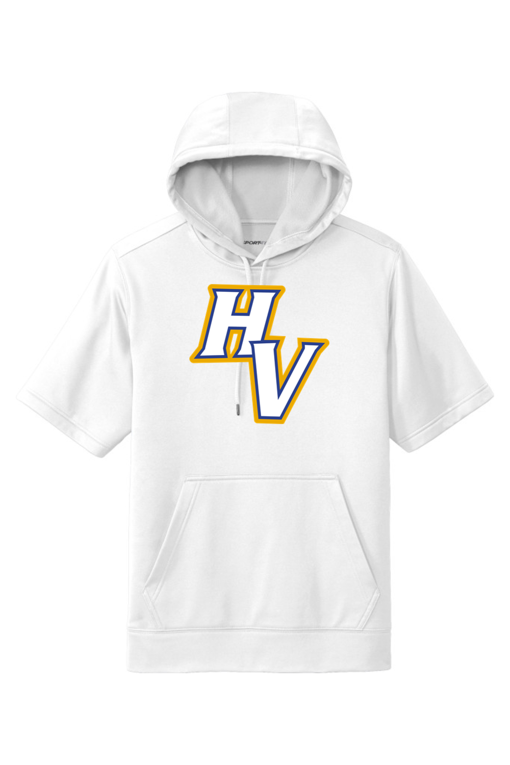 Hopkins High School Football DTF Fleece Short Sleeve Hooded Pullover