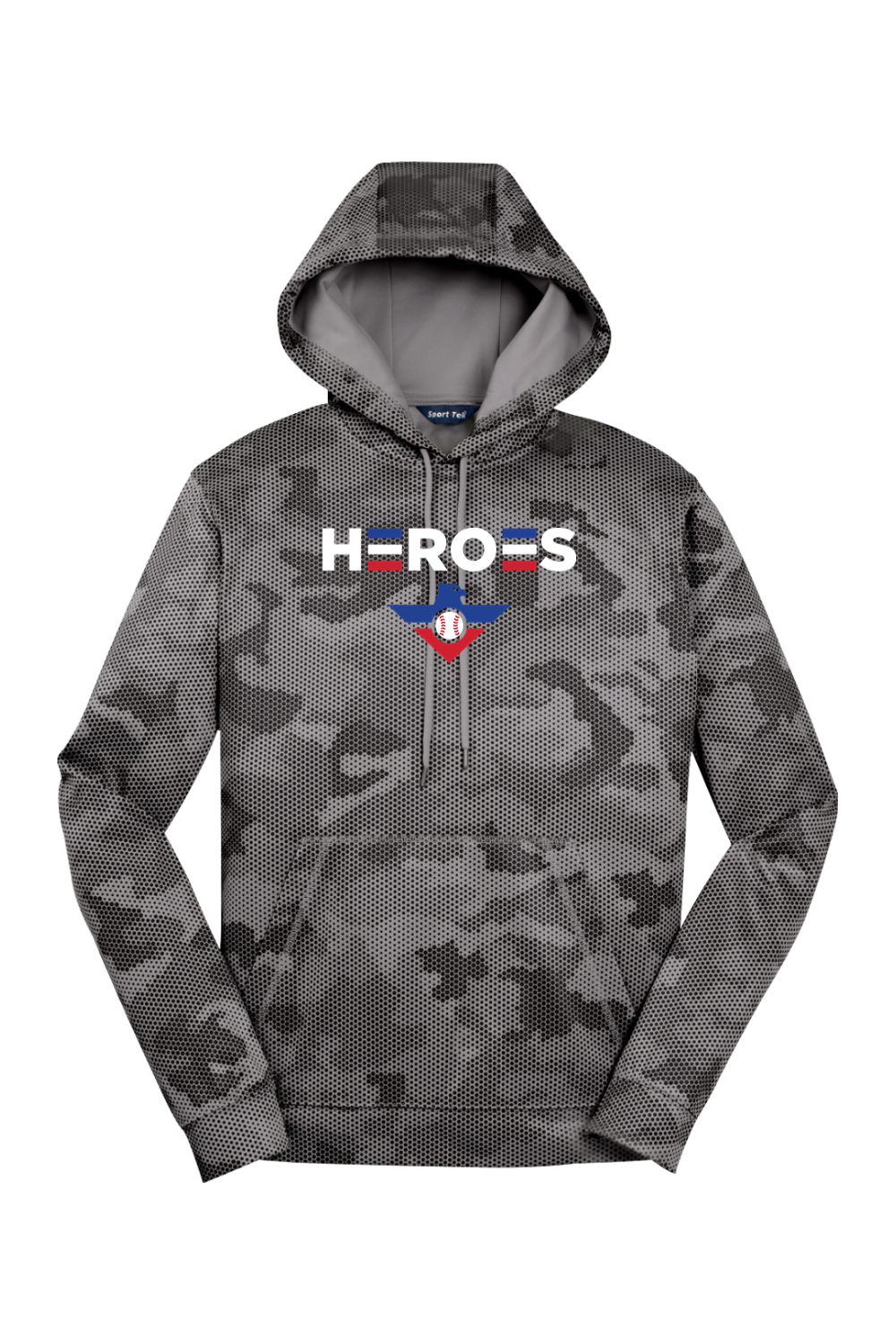 Hudson Valley Heroes Sport-Wick CamoHex Fleece Hooded Pullover