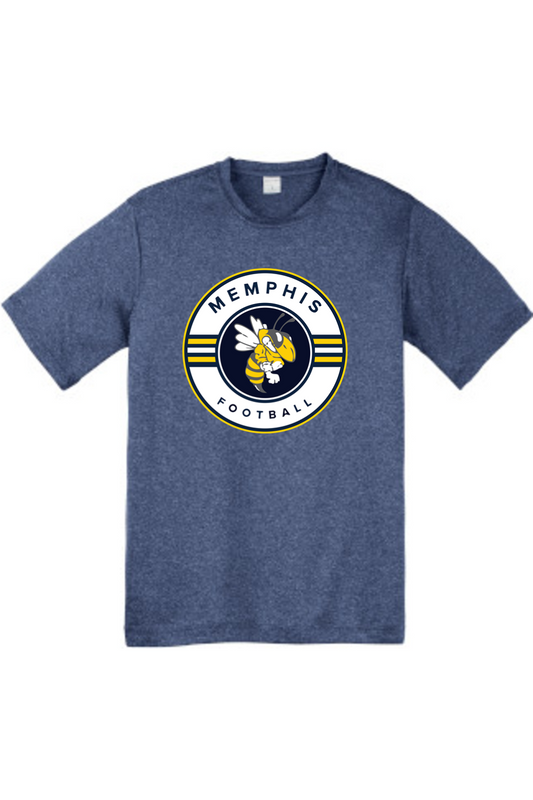 Memphis Football DTF Youth Heather Contender Tee
