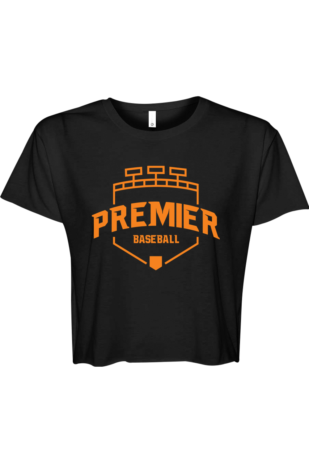 Premier Baseball AZ Women's Cali Crop - Orange Logo
