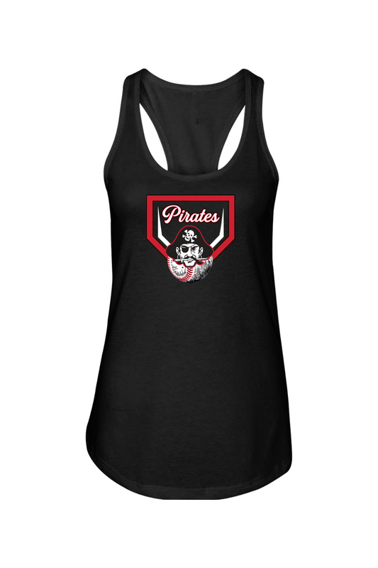 Cardington Pirates Softball DTF Ladies Racerback Tank