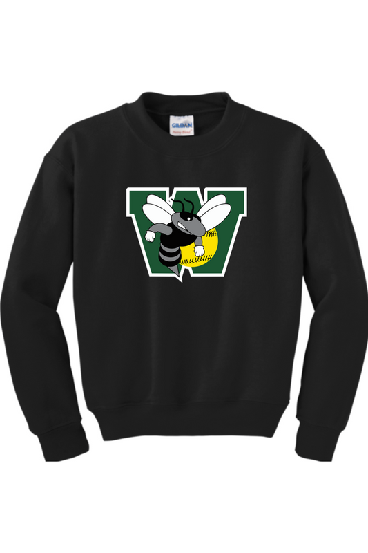 Williamston Softball Youth Heavy Blend Crewneck Sweatshirt