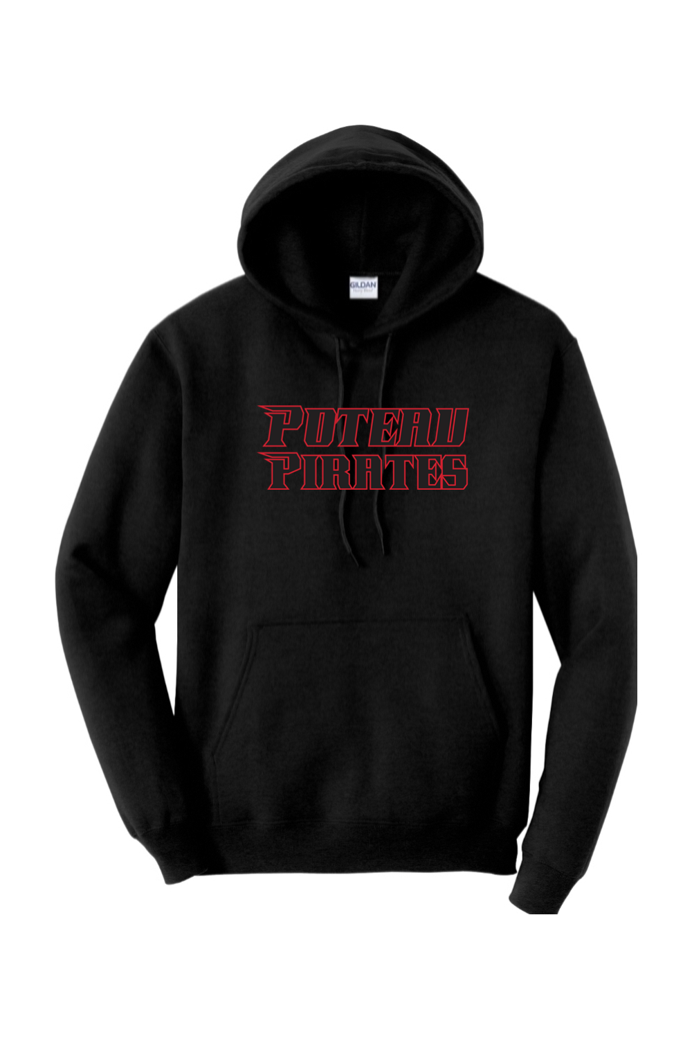 Poteau Pirates Heavy Blend Hooded Sweatshirt