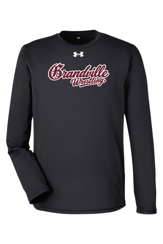 Grandville Wrestling DTF Under Armour Men's Team Tech Long-Sleeve T-Shirt