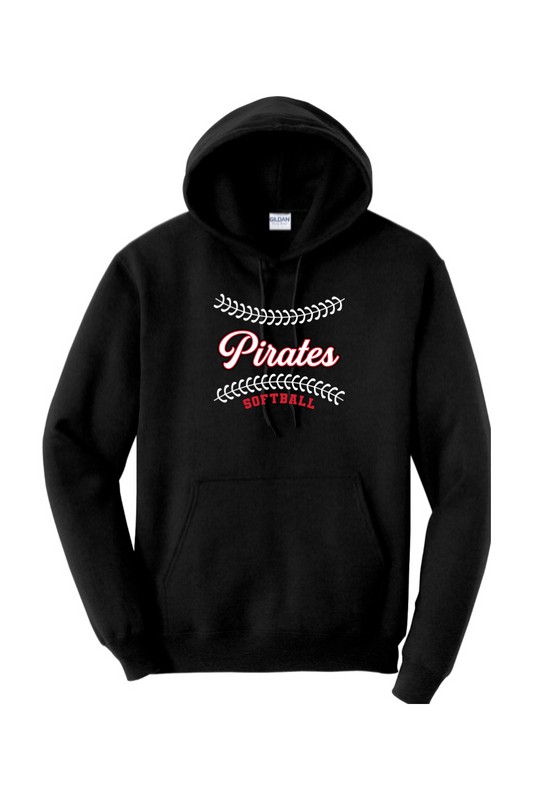 Cardington Pirates Softball DTF Blend Hooded Sweatshirt