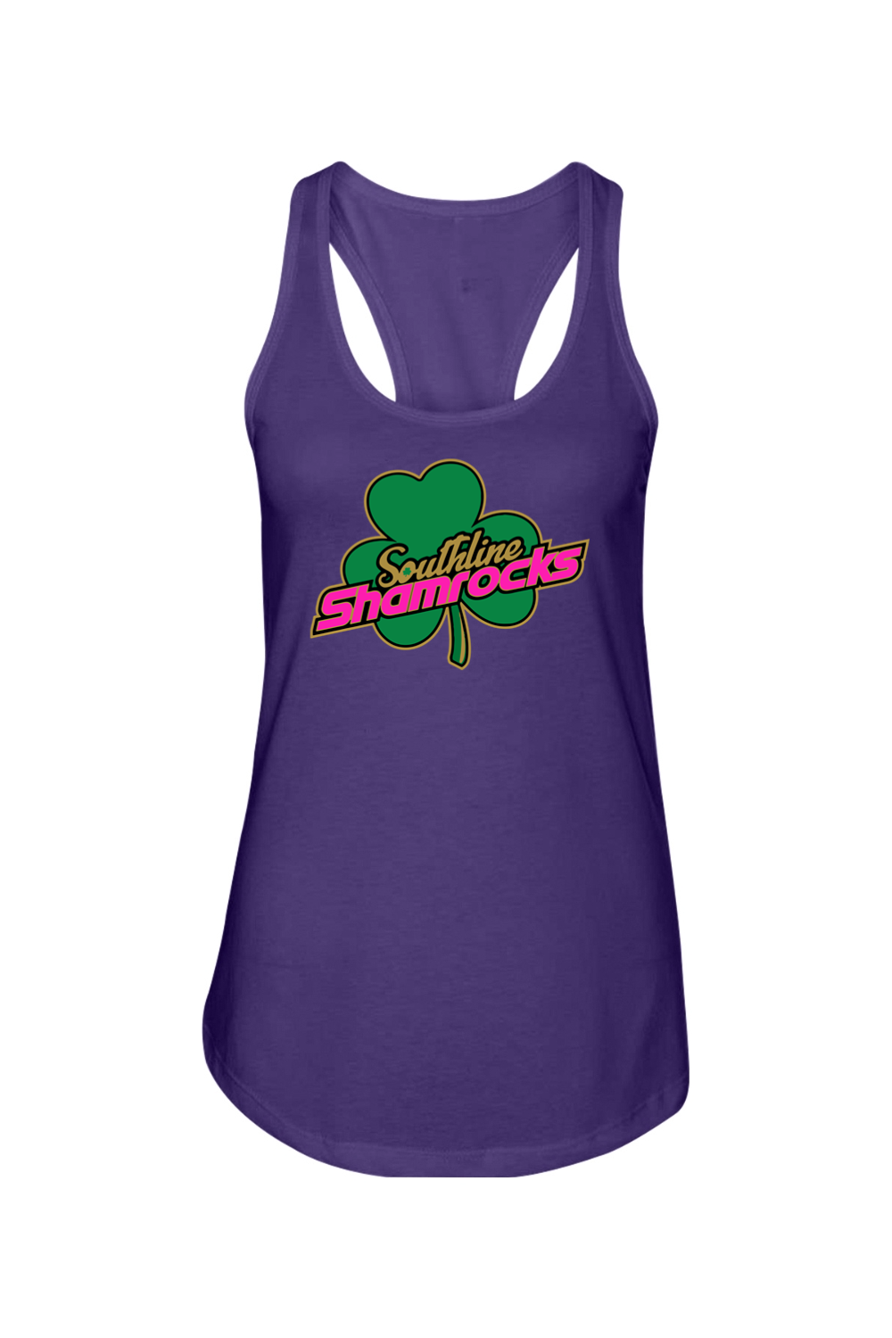 Shamrocks Softball Ladies Racerback Tank