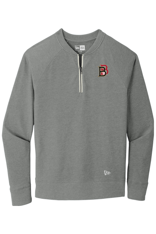 New Era Sueded Cotton Blend 1/4-Zip Pullover
