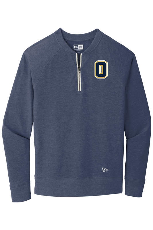 Oxford Wildcats Baseball Sueded Cotton Blend 1/4-Zip Pullover