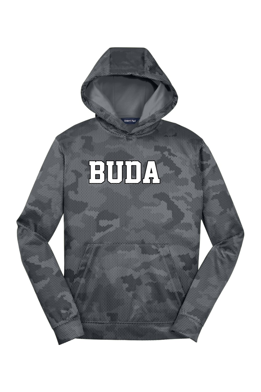 Youth Sport-Tek Sport-Wick CamoHex Fleece Hooded Pullover