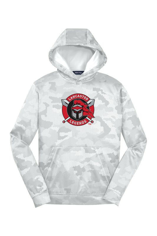 Lancaster Legends Youth CamoHex Fleece Hooded Pullover