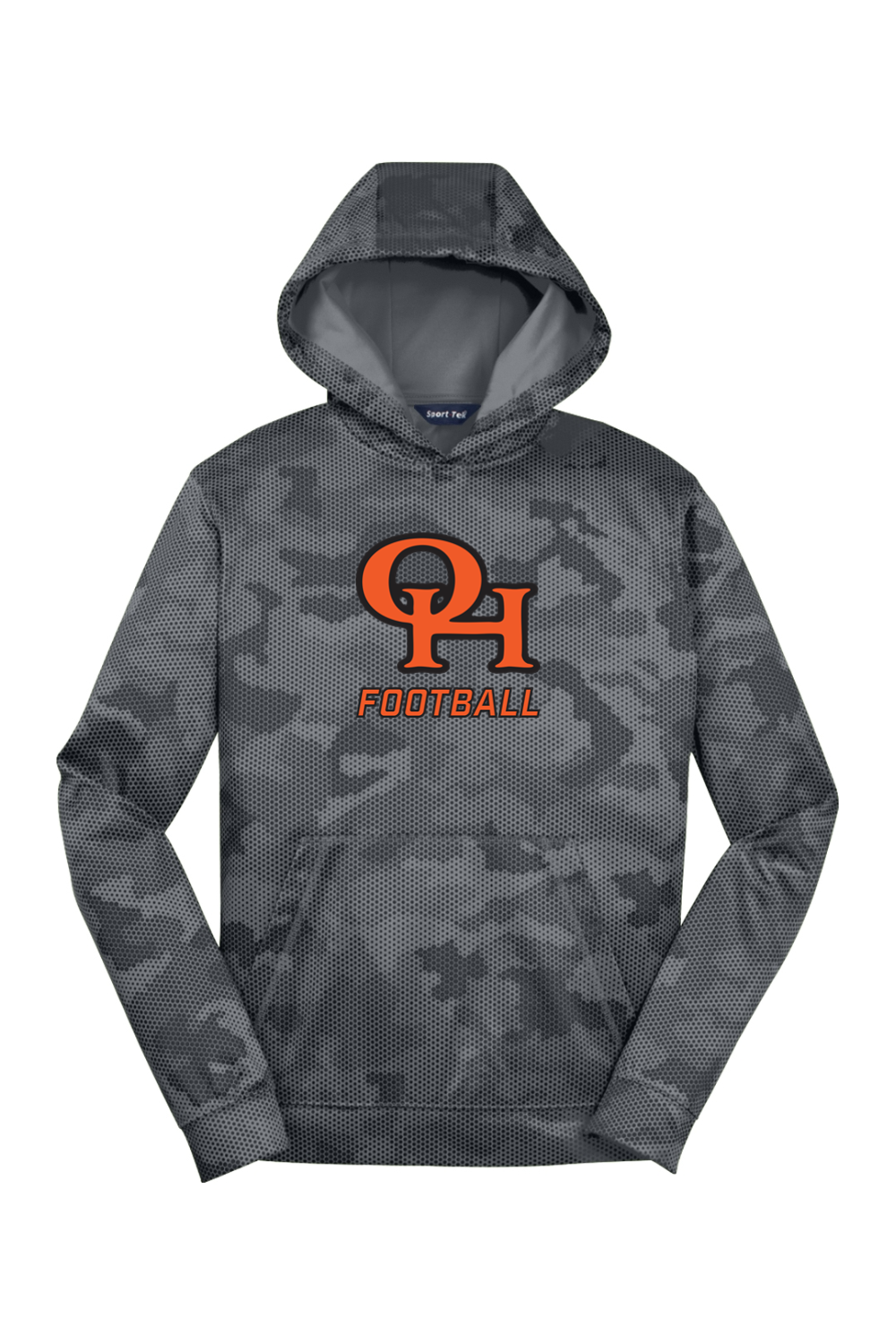 Youth Sport-Tek Sport-Wick CamoHex Fleece Hooded Pullover