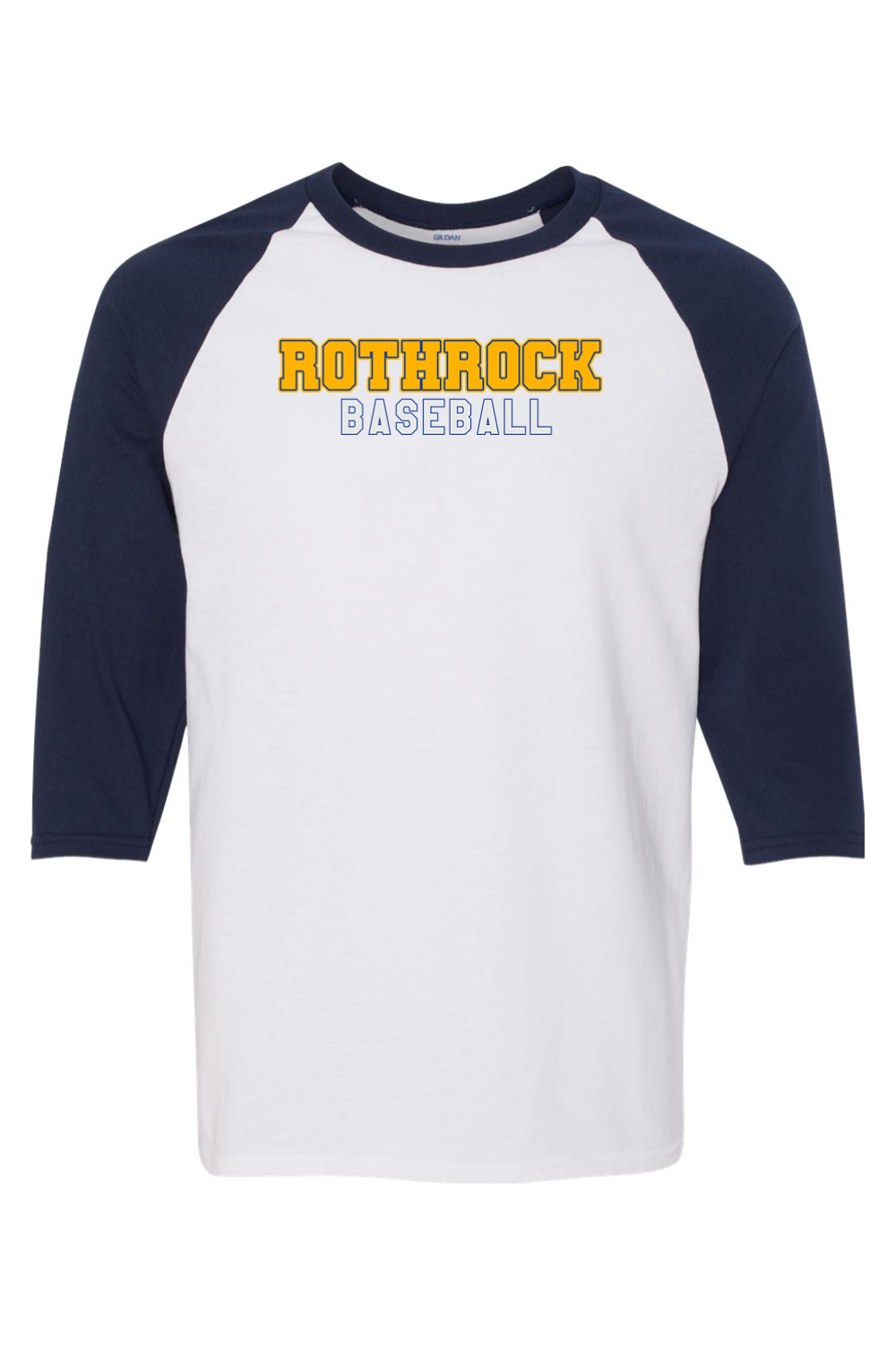 Rothrock Baseball Three-Quarter Sleeve T-Shirt