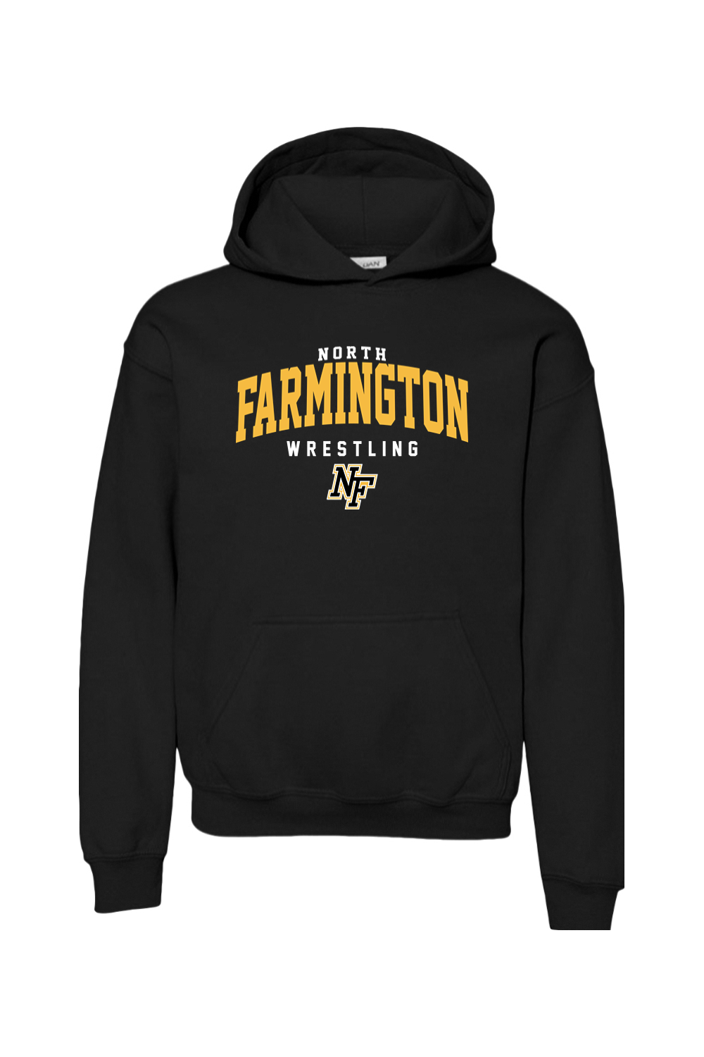 North Farmington Wrestling DTF Youth Heavy Blend Hooded Sweatshirt
