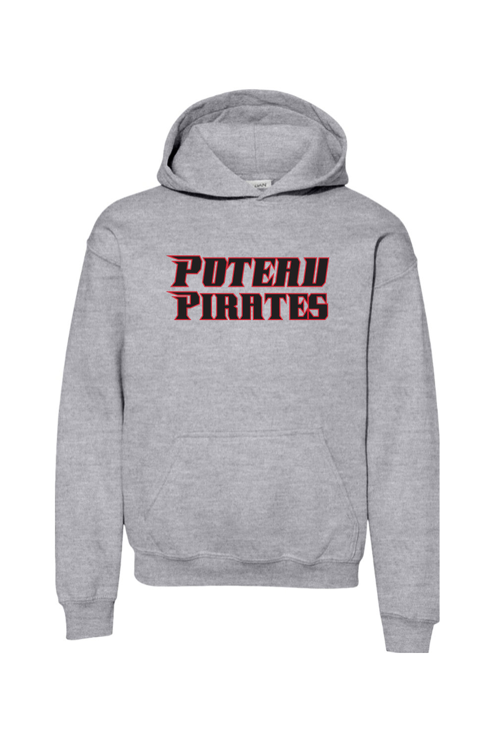 Poteau Pirates Youth Heavy Blend Hooded Sweatshirt