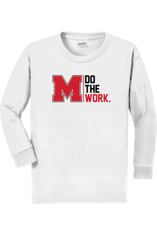 Marshall Redhawks Wrestling DTF Youth Heavy Cotton Long Sleeve T-Shirt