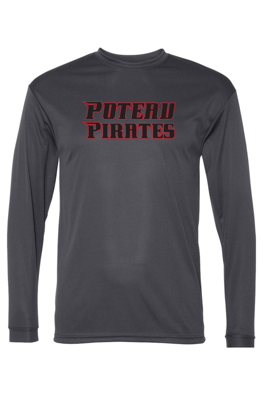 Poteau Pirates Performance Long Sleeve T-Shirt