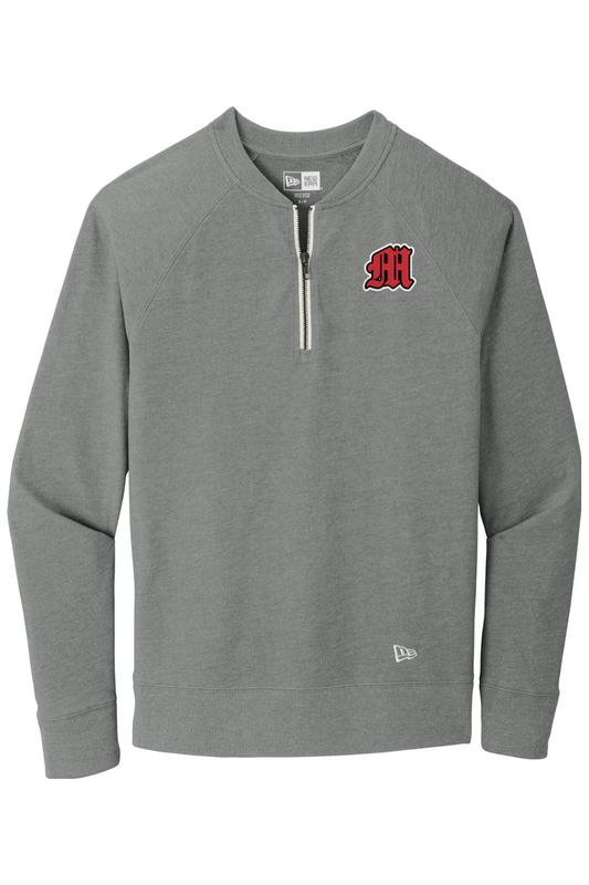 New Era Sueded Cotton Blend 1/4-Zip Pullover