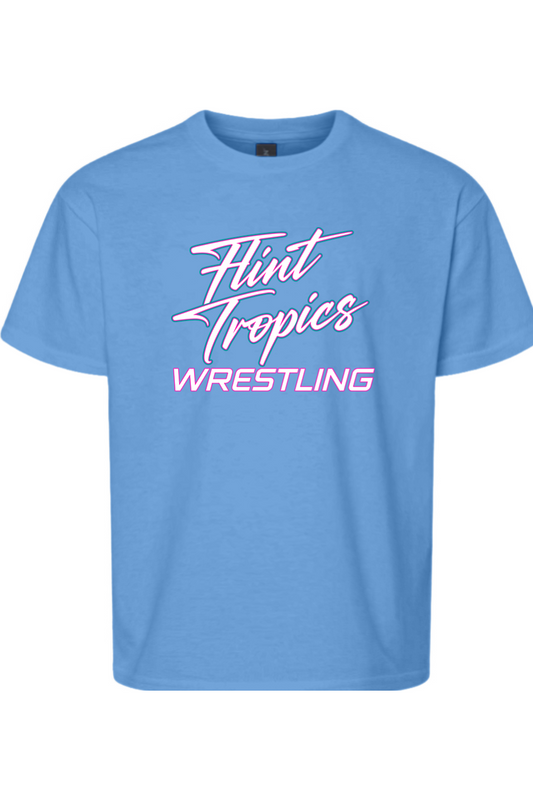 Flint Tropics Wrestling DTF Youth Softstyle T-Shirt