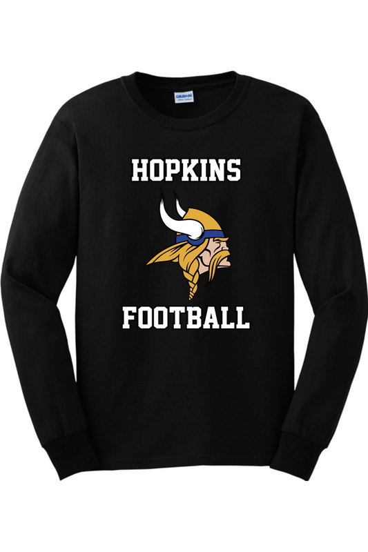 Hopkins High School Football DTF Ultra Cotton Long Sleeve T-Shirt