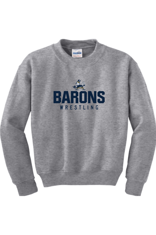 B-CC Wrestling DTF Youth Heavy Blend Crewneck Sweatshirt