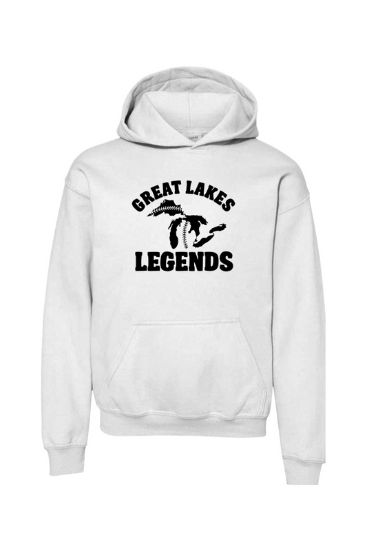 Great Lakes Legends Youth Heavy Blend Hooded Sweatshirt