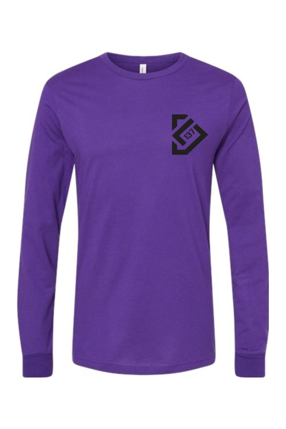 L137 Sports Unisex Long Sleeve Tee - Black Logo