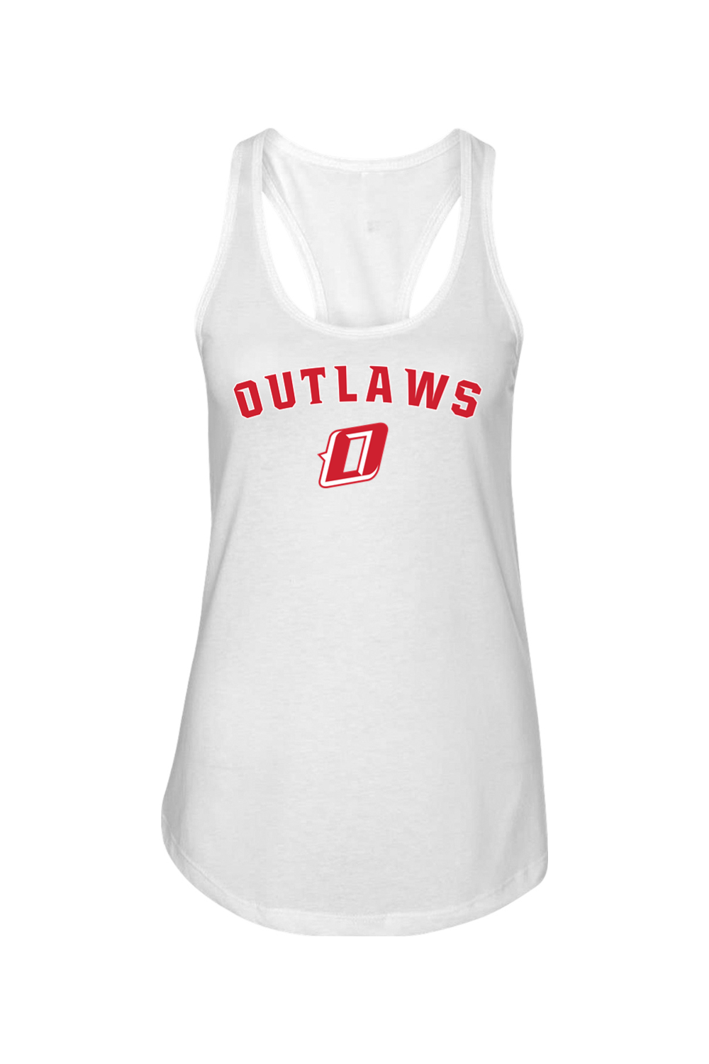 Outlaws Baseball Ladies Racerback Tank