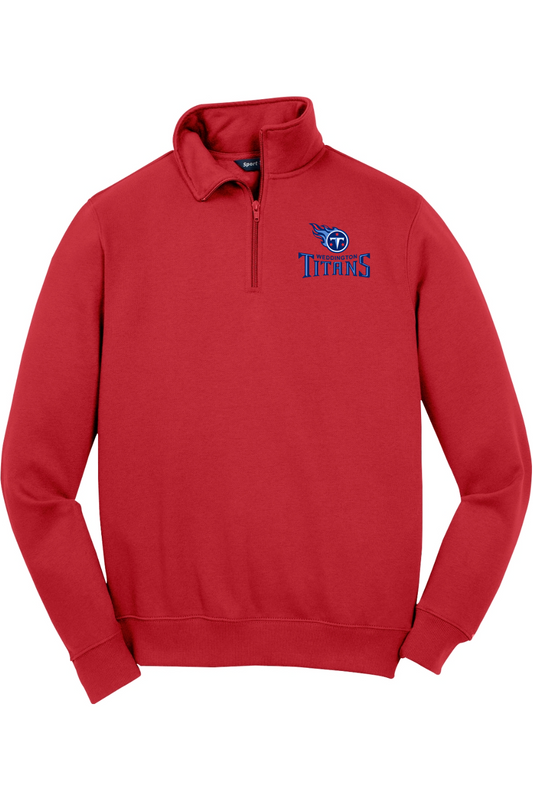 Weddington Titans Football DTF 1/4-Zip Sweatshirt