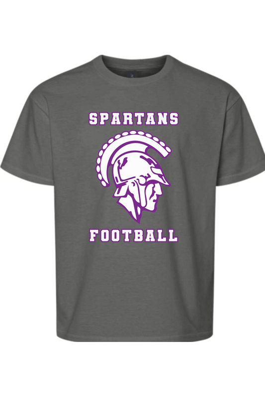 Spartans Football DTF Youth Softstyle T-Shirt