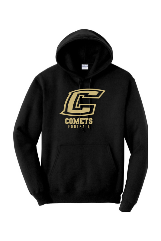 Comets Football DTF Heavy Blend Hooded Sweatshirt