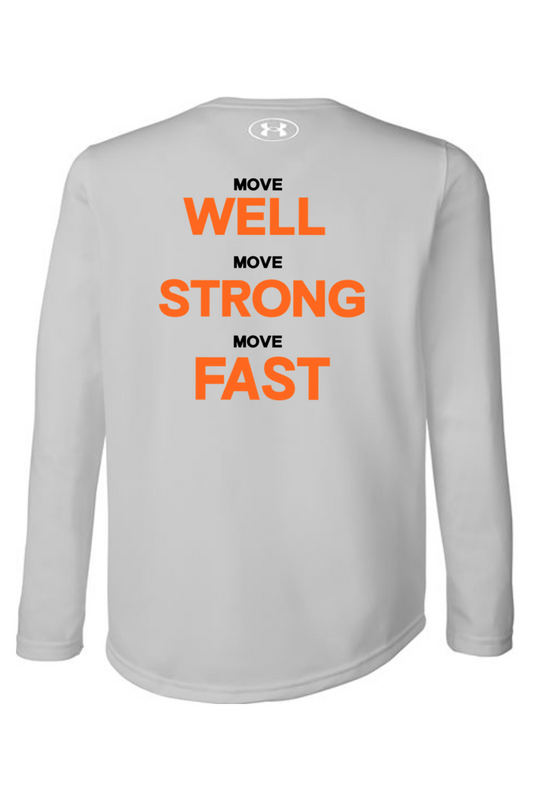 Bulldog Power DTF Under Armour Youth Tech Team Long Sleeve T-Shirt