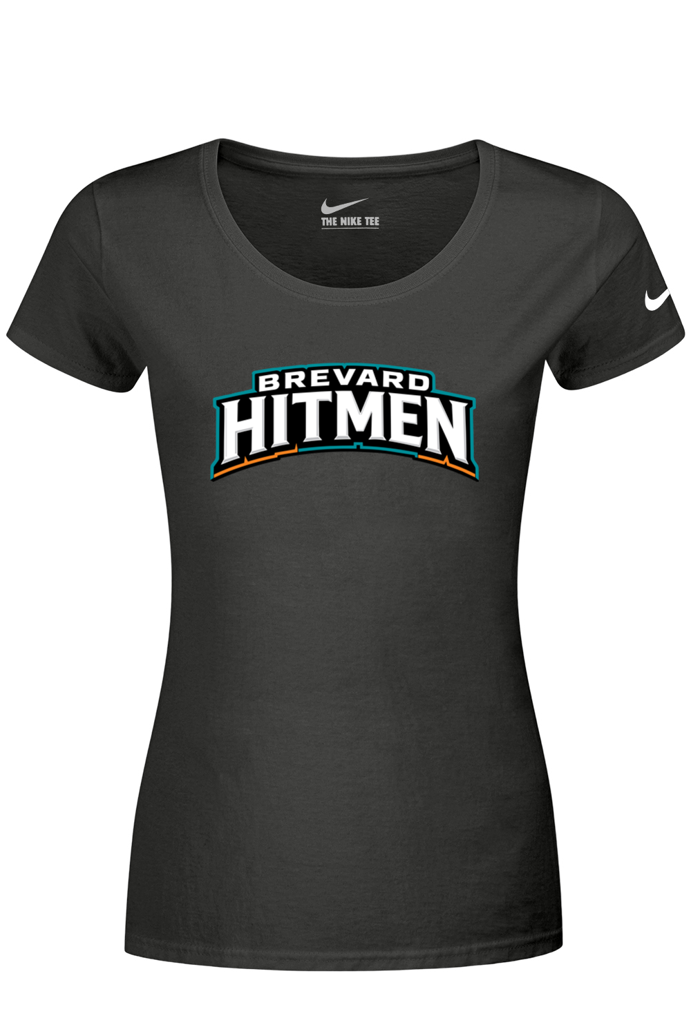 Brevard Hitmen DTF Nike Ladies Dri-FIT Cotton/Poly Scoop Neck Tee