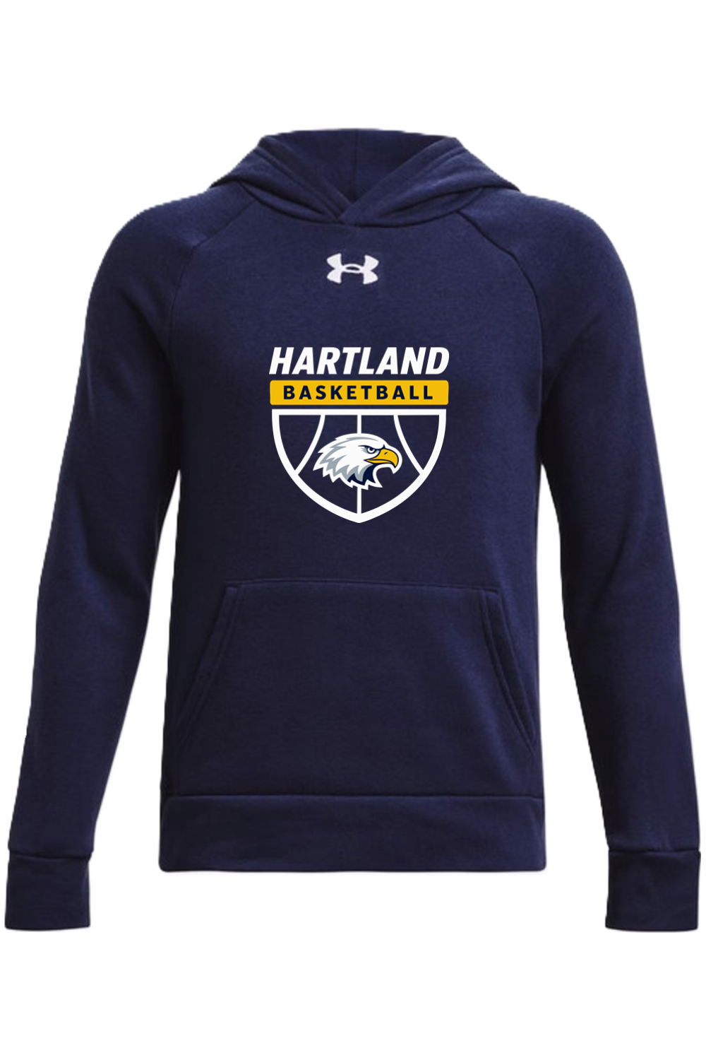 Hartland Basketball Under Armour Youth Rival Fleece Hooded Sweatshirt