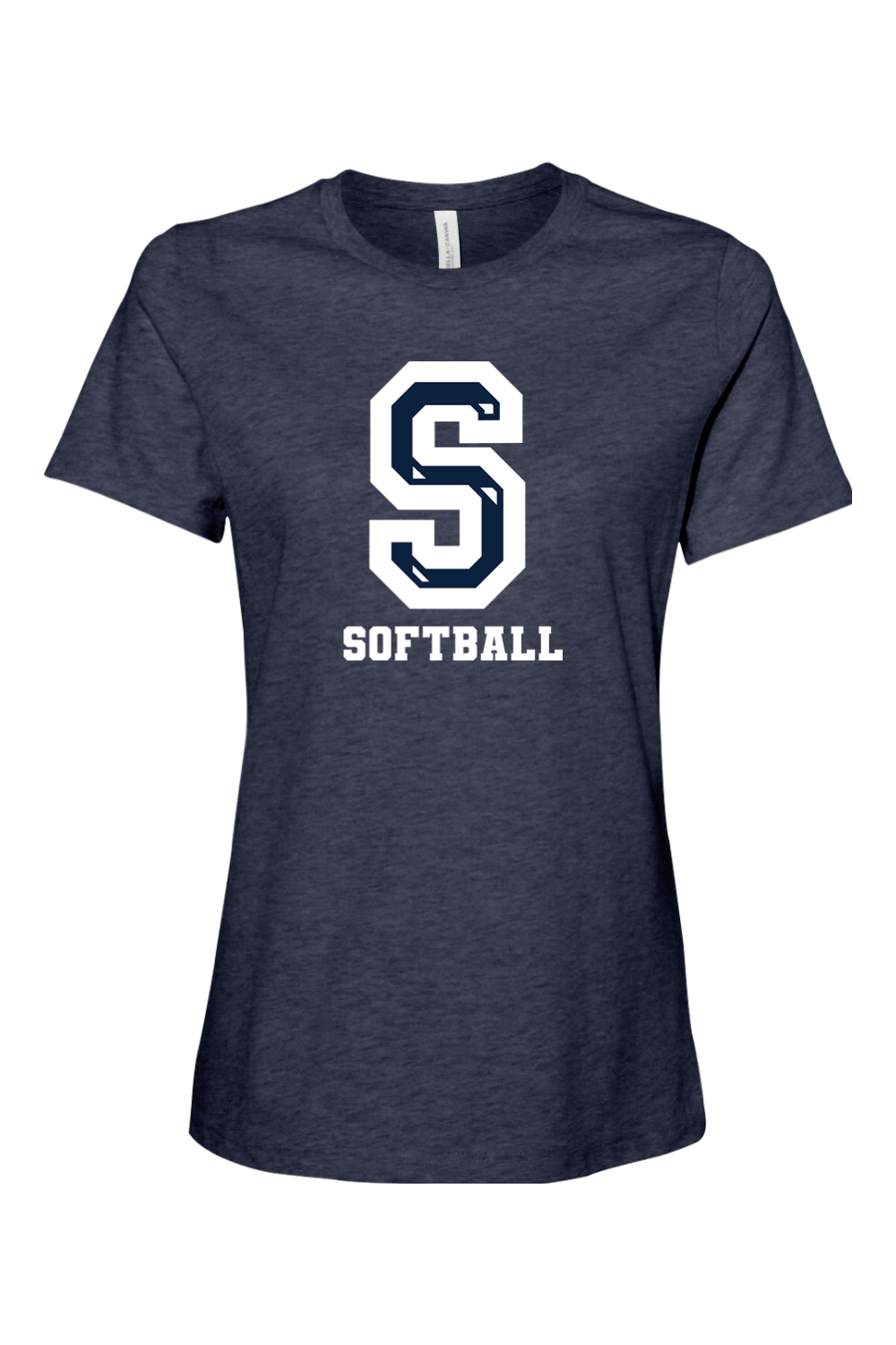 Sluggers Softball Women’s Relaxed Fit Heather CVC Tee