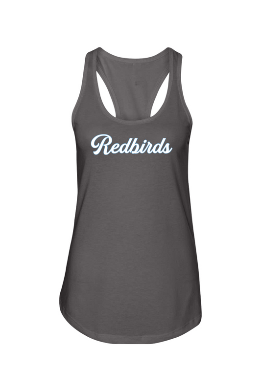 Marion Redbirds Baseball Ladies Racerback Tank