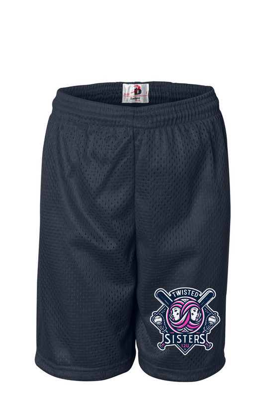 Badger Youth Pro Mesh 6" Shorts