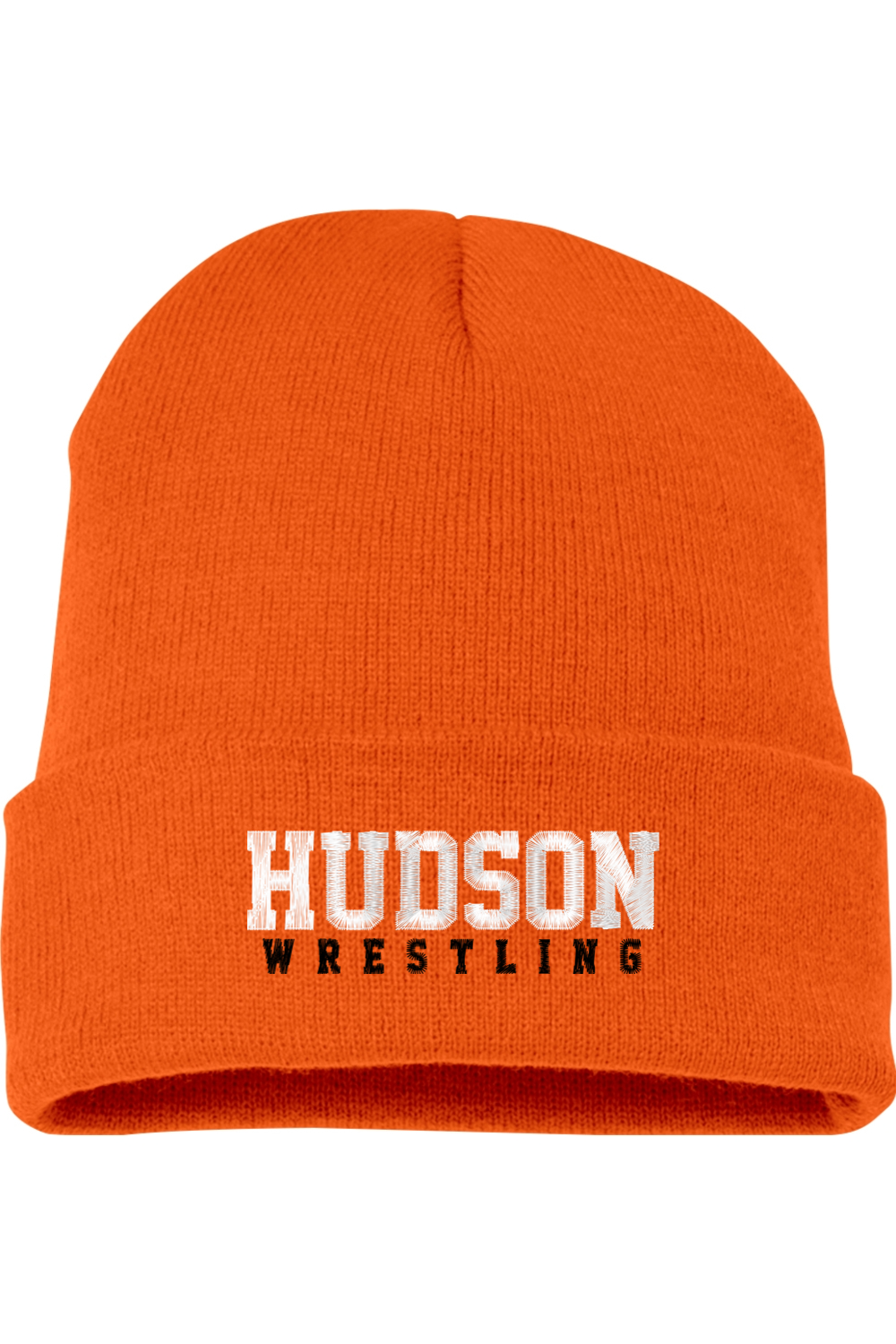 Hudson Wrestling Embroidered Classics Cuffed Beanie