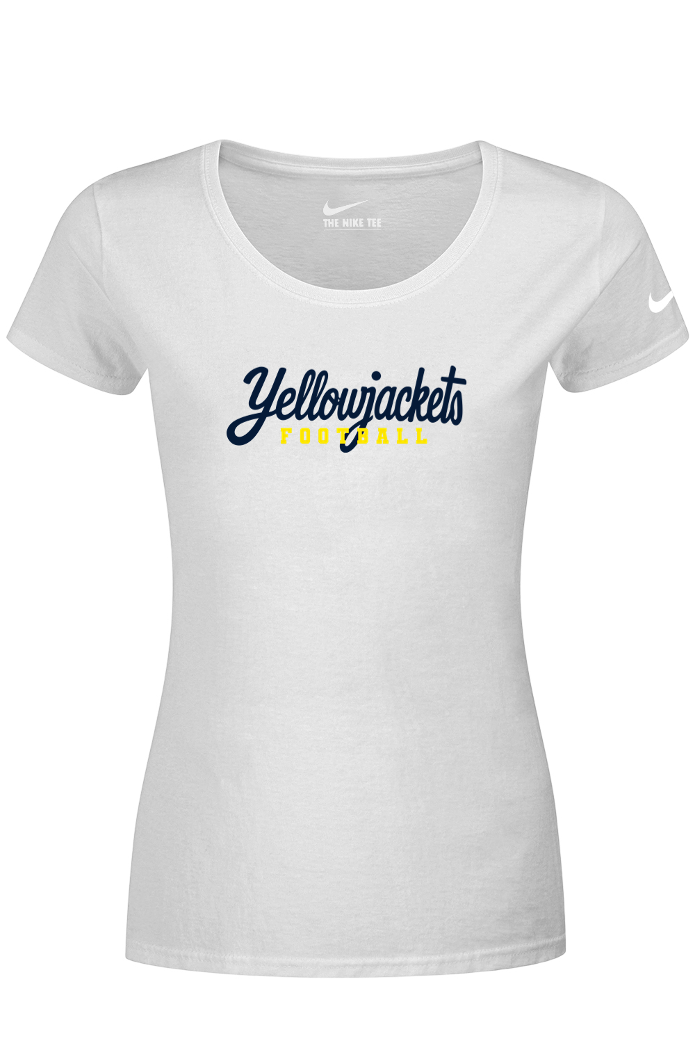 Memphis Football DTF Nike Ladies Dri-FIT Cotton/Poly Scoop Neck Tee