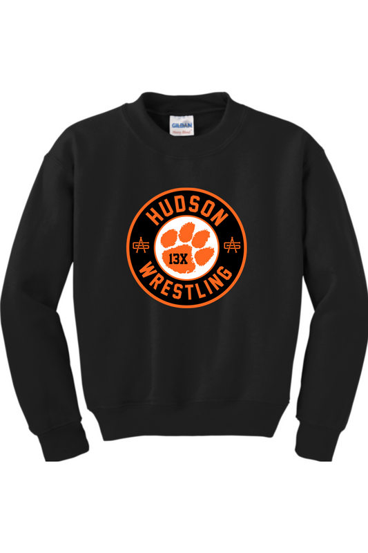 Hudson Wrestling DTF Youth Heavy Blend Crewneck Sweatshirt