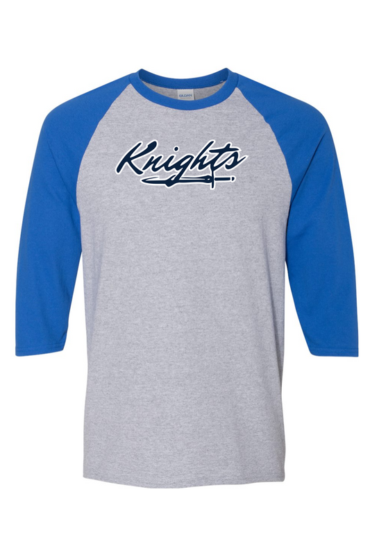 Gildan Heavy Cotton Raglan Three-Quarter Sleeve T-Shirt