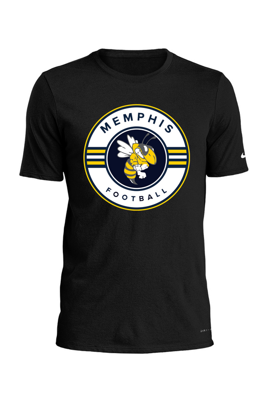 Memphis Football DTF Nike Dri-FIT Cotton/Poly Tee