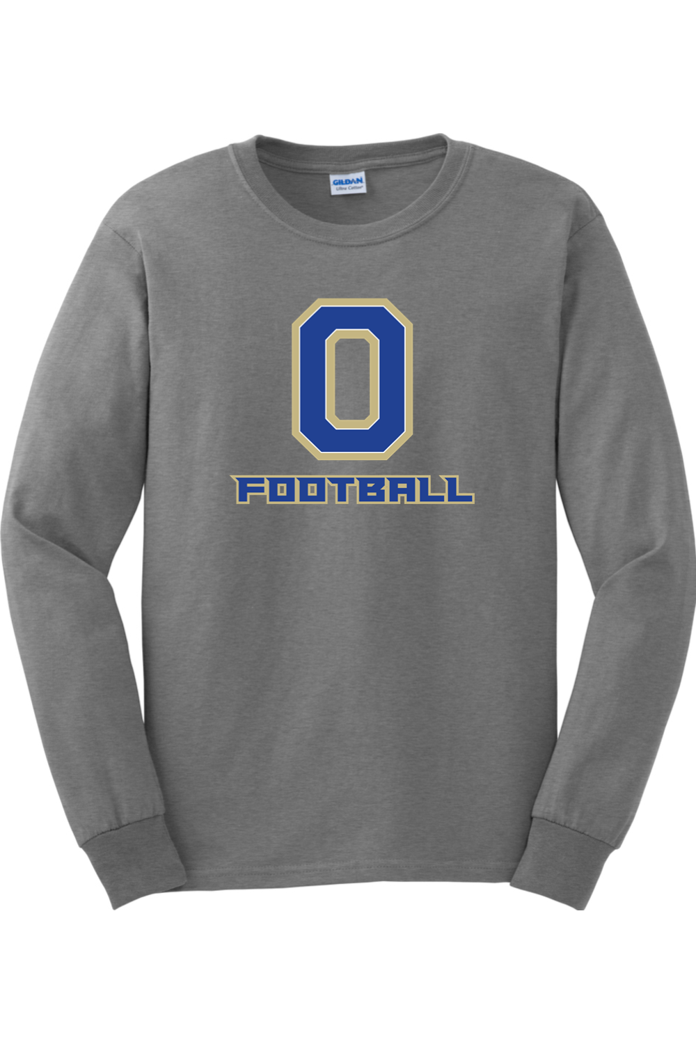 Onekama Portagers Football Cotton Long Sleeve T-Shirt